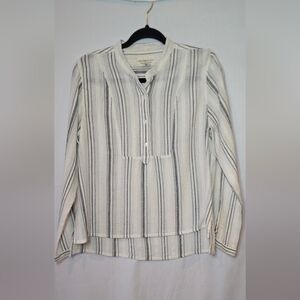 Ralph Lauren Denim & Supply Striped Women's Medium Top Blue/White